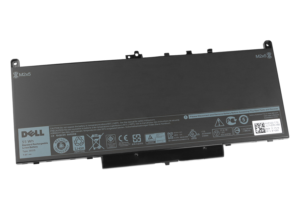 Original 7080mAh 55Wh Batterier Dell 0J60J5 J60J5 NJJ2H