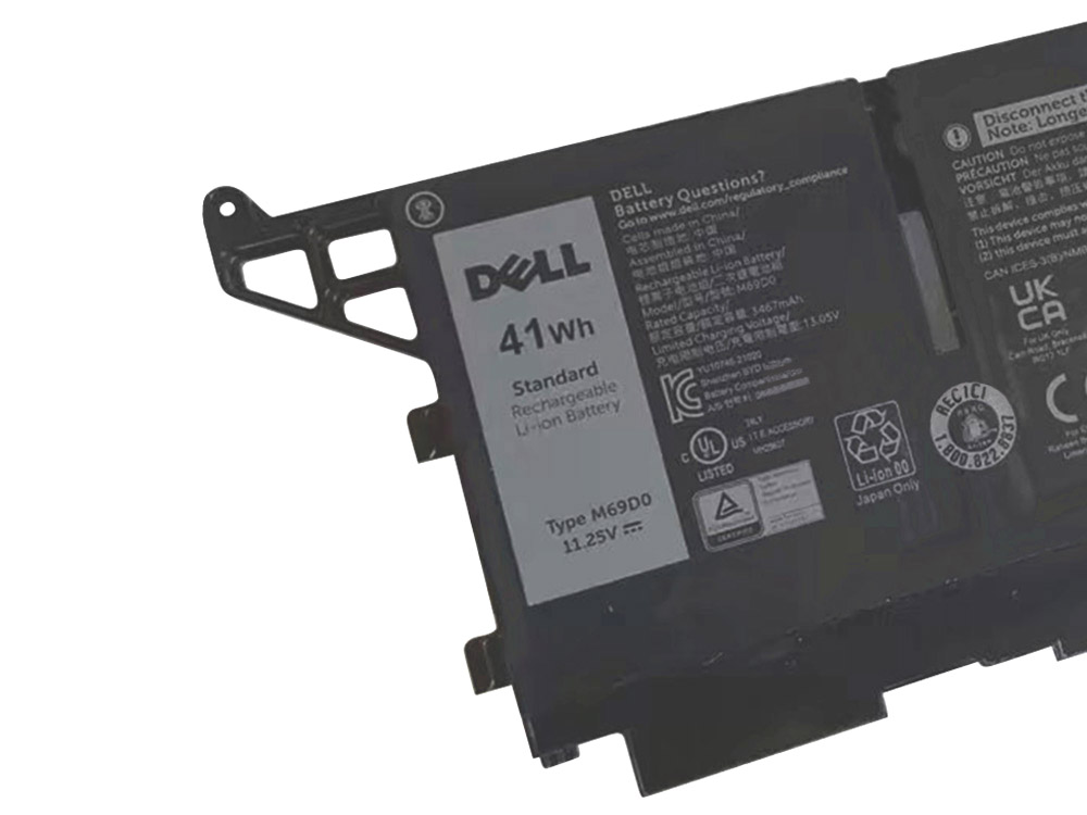 Original Batterier Dell Latitud 7330 2-in-1 P134G P134G002 3467mAh 41Wh