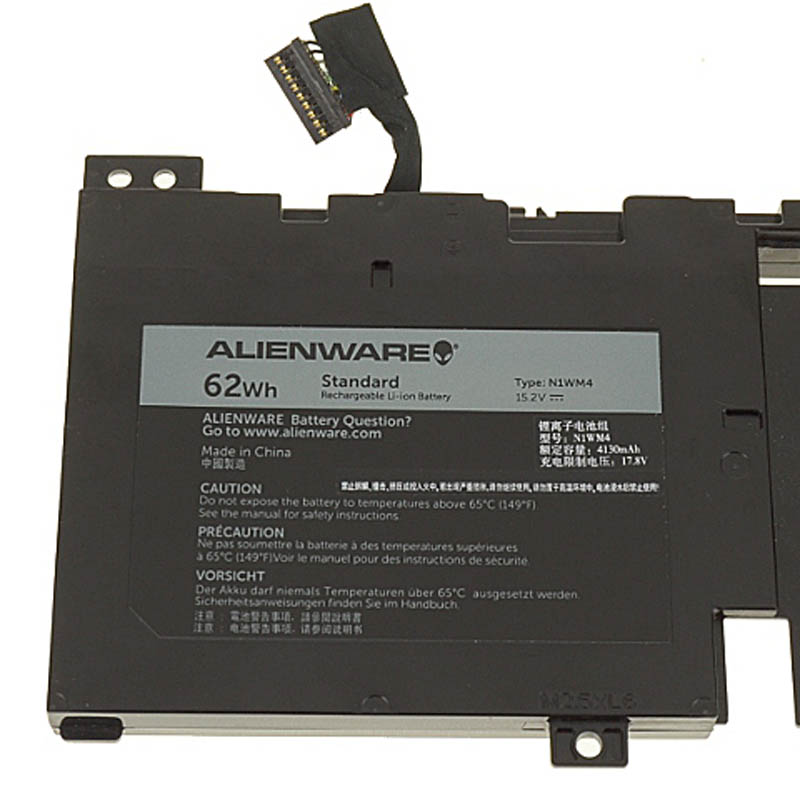 Original Batterier Dell 02P9KD 062N2T 0N1WM4 4130mAh 62Wh