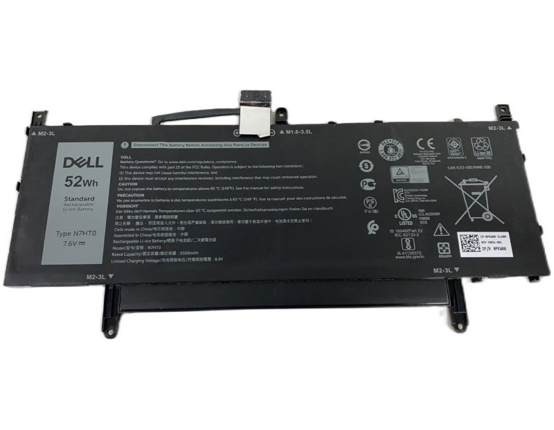 Original Batterier Dell N7HT0 N7HTO 6840mAh 52Wh