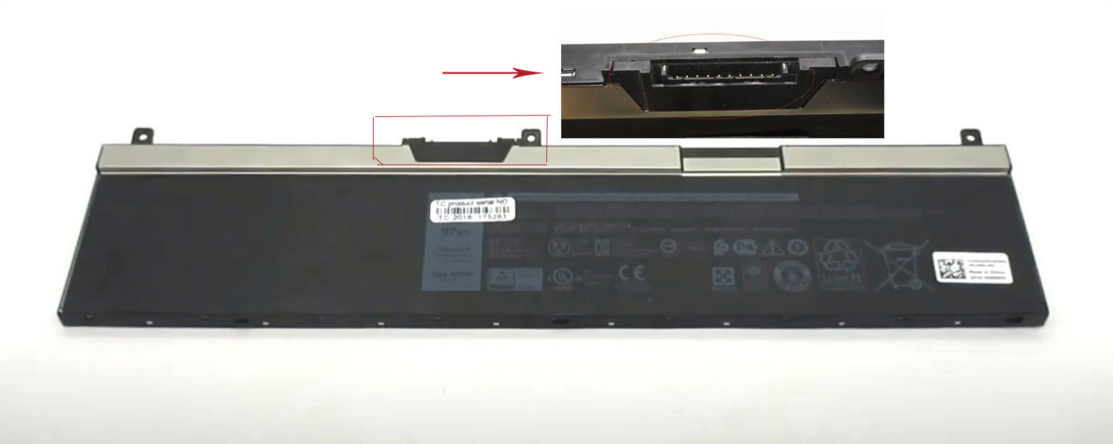 Original 8070mAh 97Wh Batterier Dell Precision 7530 P74F P74F001