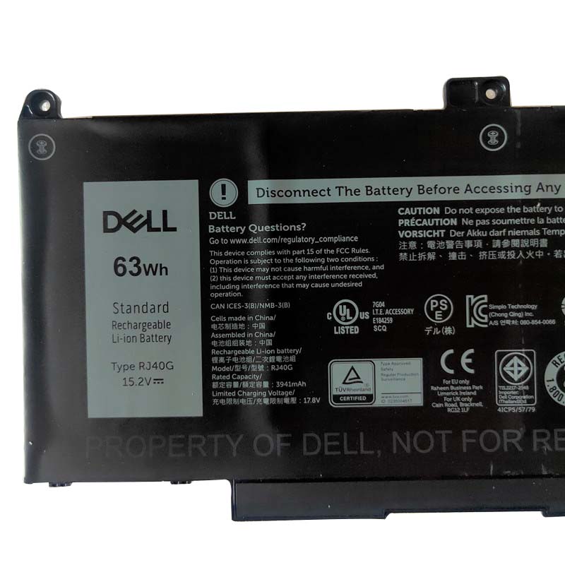 Original Batterier Dell Precision 3560 P104F P104F001 4145mAh 63Wh