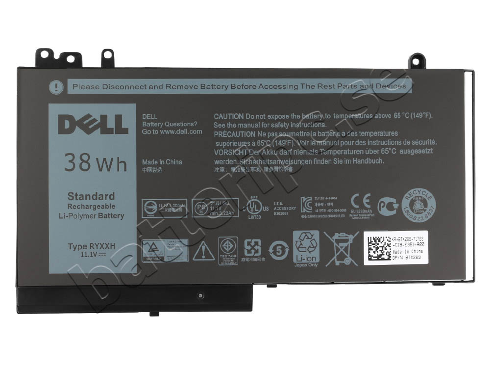 Original Batterier Dell VY9ND 0VY9ND 38Wh