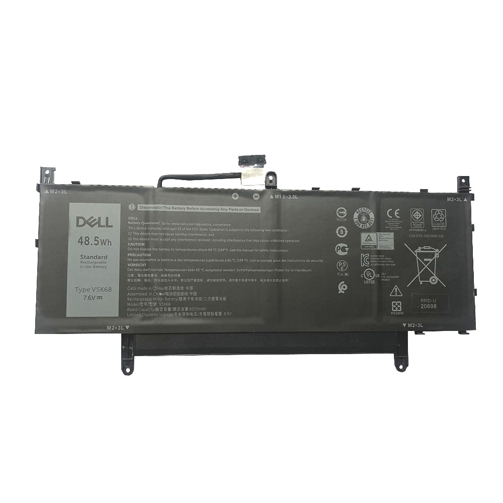 Original Batterier Dell Latitud 9520 P94F P94F002 6053mAh 48.5Wh