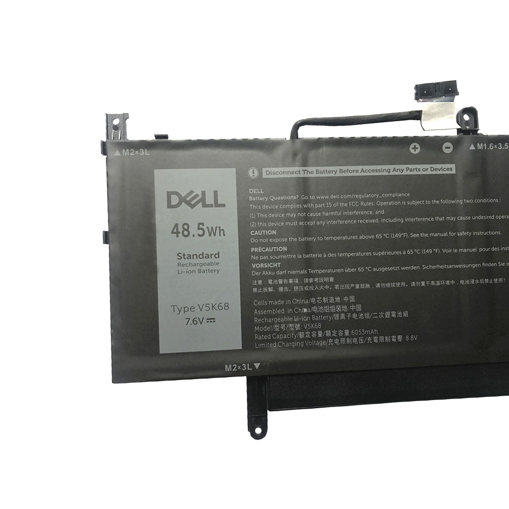 Original Batterier Dell 00G52H 0V5K68 6053mAh 48.5Wh