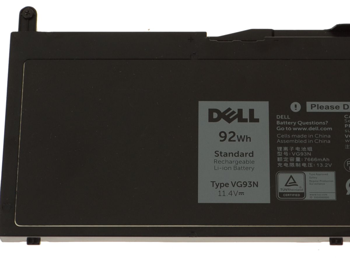 92Wh Original Batterier Dell Latitud 15 5580 P60F001