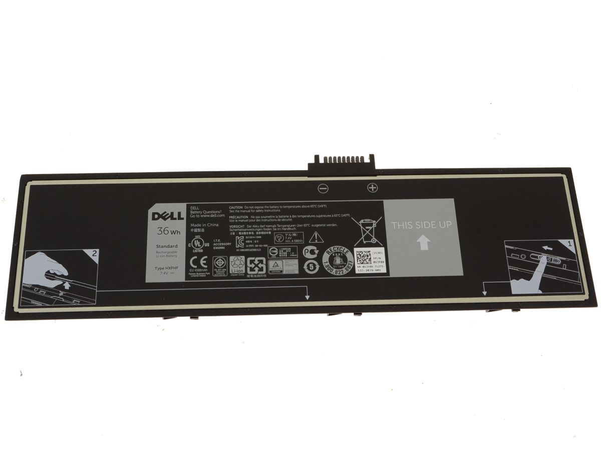 Original Batterier Dell Mötesplats 11 Proffs 7130-2226 36Wh - Klicka på bilden för att stänga