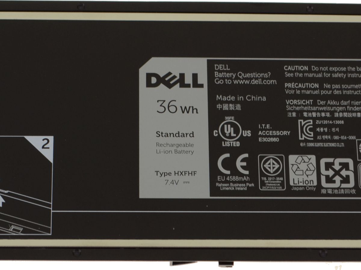 Original Batterier Dell Mötesplats 11 Proffs 7139 36Wh