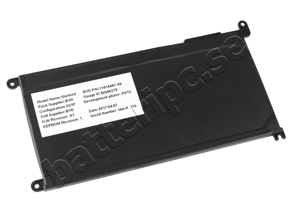 Original Batterier Dell Vostro 3481 P75F P75F009 42Wh