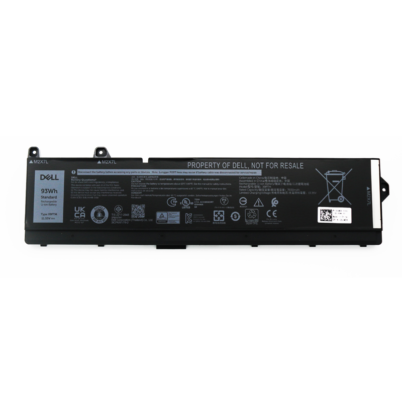 Original Batterier Dell Precision 7680 Workstation 7650mAh 93Wh