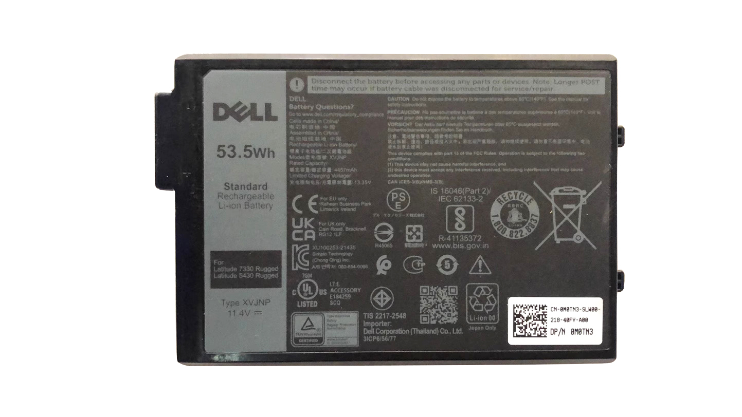 Original Batterier Dell Latitud 7330 Rugged Extreme 4457mAh 53.5Wh - Klicka på bilden för att stänga