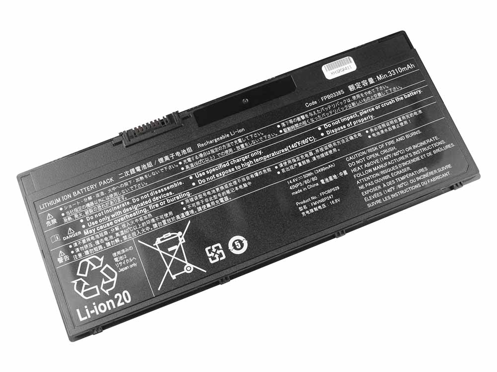 Original Batterier Fujitsu CP721834-01 CP734928-01 3490mAh 50Wh