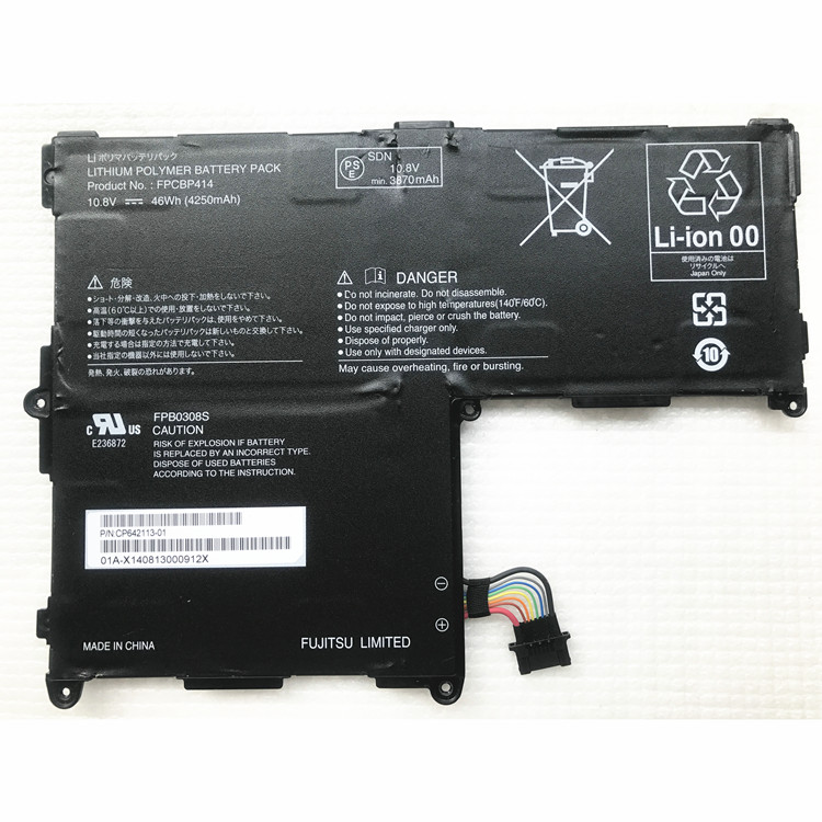 Batterier Fujitsu FPCBP414 FPB0308S CP642113-01 4250mAh 46Wh