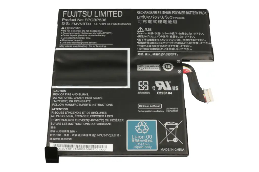 Original Batterier Fujitsu FMVNBT4 FMVNBT41 4420mAh 33.6Wh