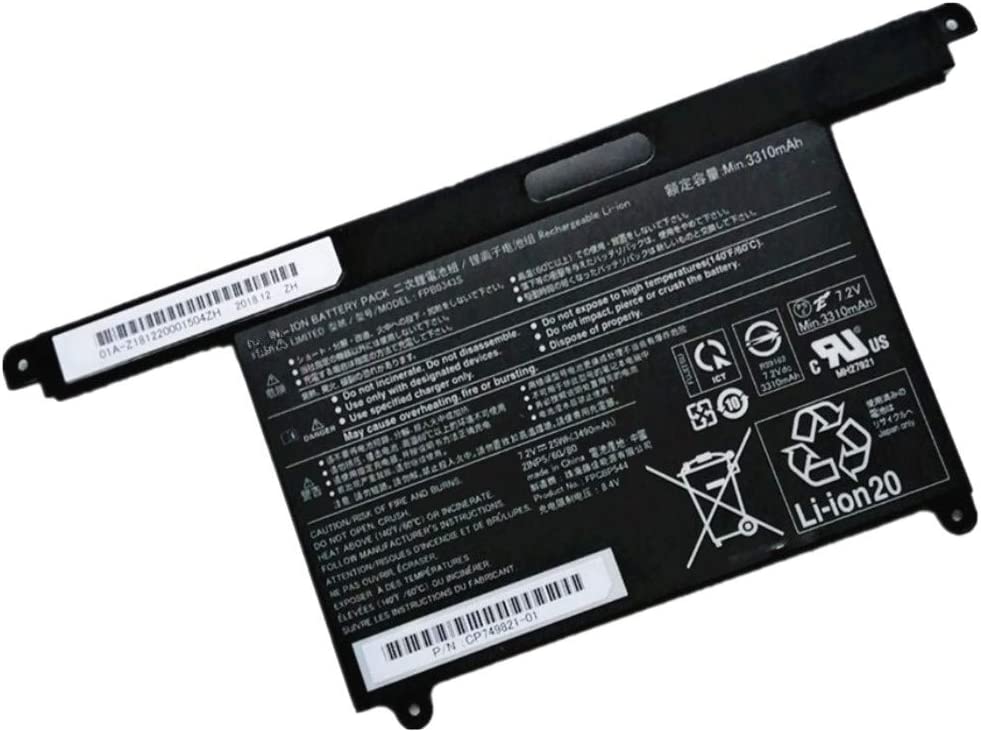 Batterier Fujitsu FPB0343S FPCBP544 3490mAh 25Wh