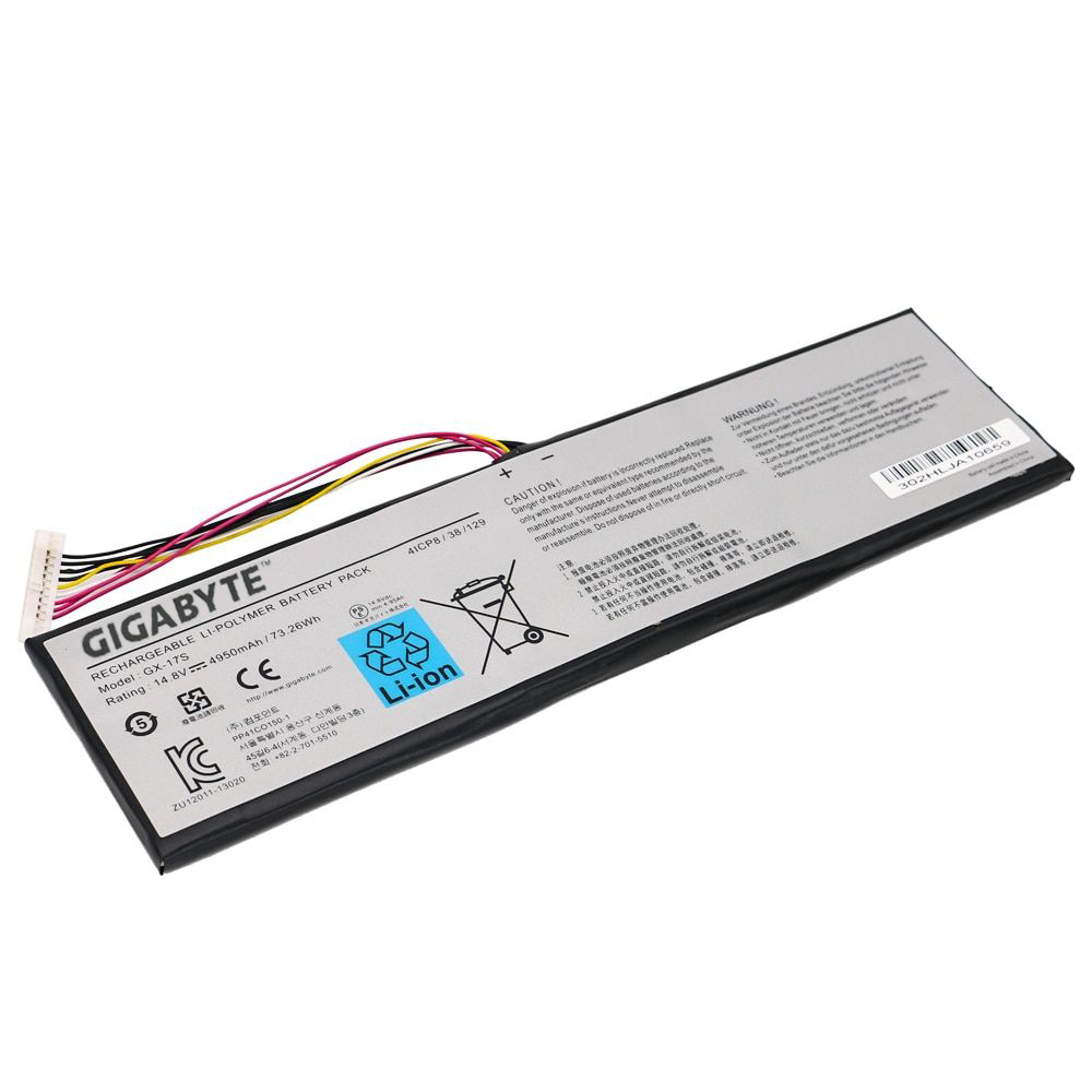 Original Batterier Gigabyte Aorus X3 4950mAh 73.26Wh