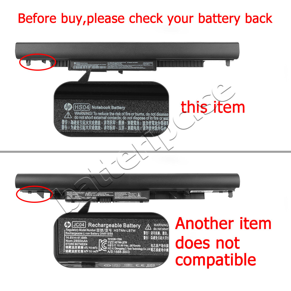 41Whr Original Batterier HP 14-an000 Notebook PC Series