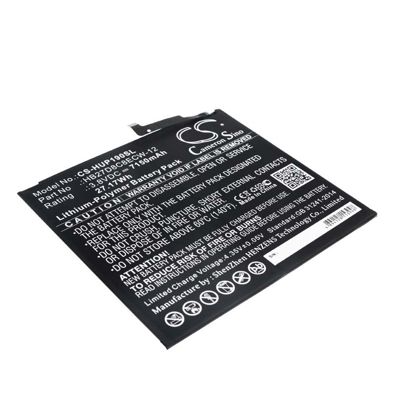 Batterier Huawei HB27D8C8ECW-12 7150mAh 27.17Wh