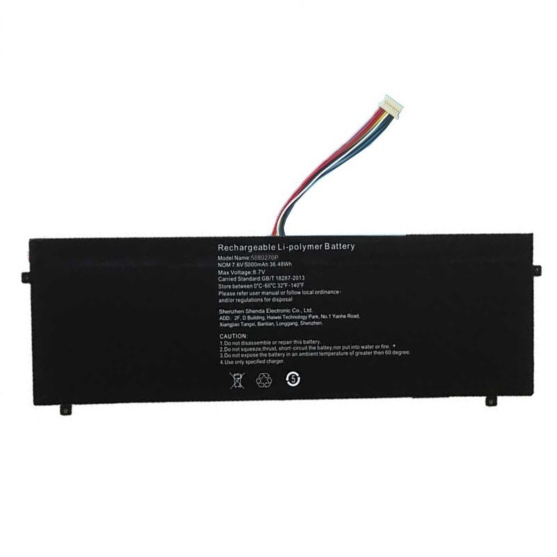 Batterier Jumper 5080270P HW-3487265 5000mAh 38Wh