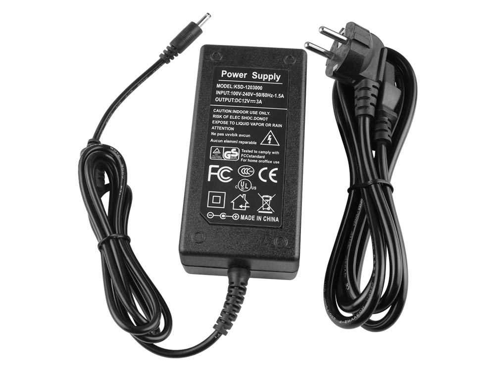 36W Laddare Medion Akoya E2291 (MD 61209) AC Adapter