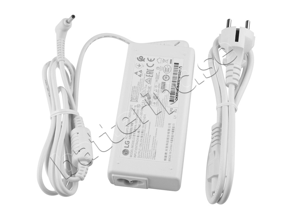 Original 65W Laddare LG Gram 14Z970-A.AAS5U1 AC Adapter + Kabel