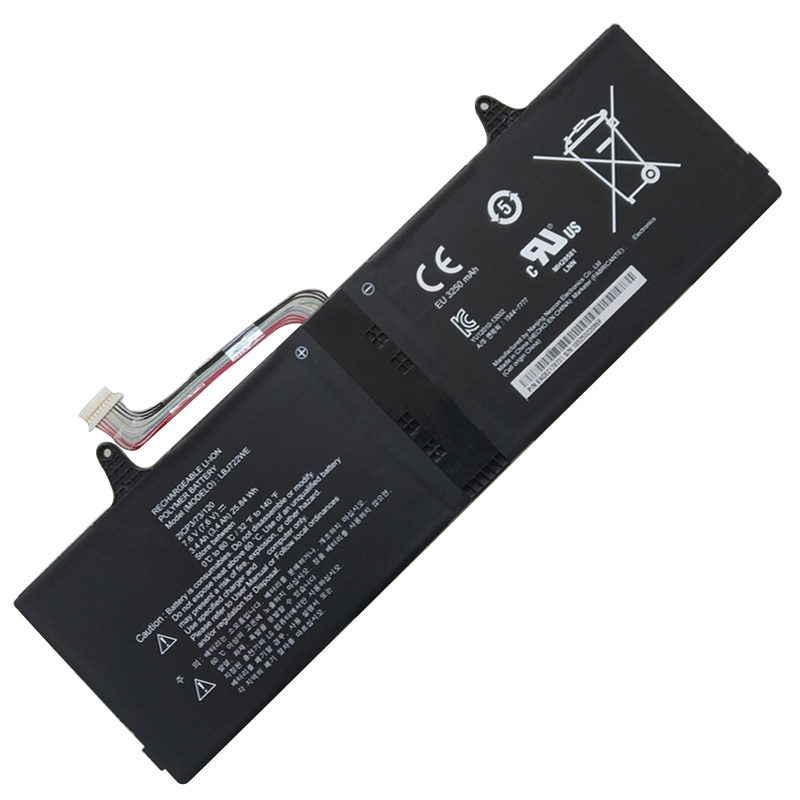 Batterier LG 15U340 3400mAh 25.84Wh