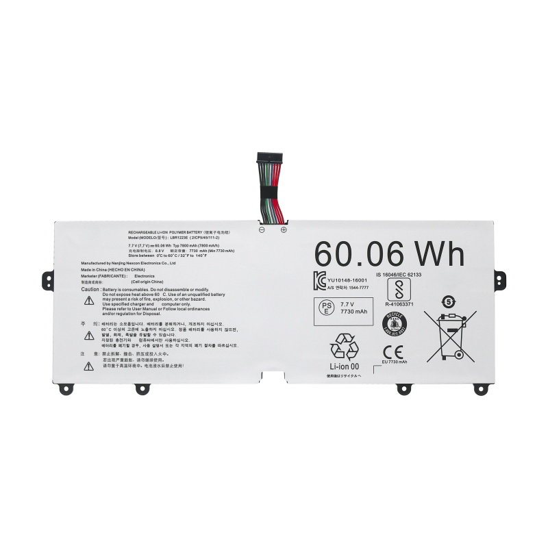 Batterier LG Gram 13 2017 13Z970 7800mAh 60.06Wh