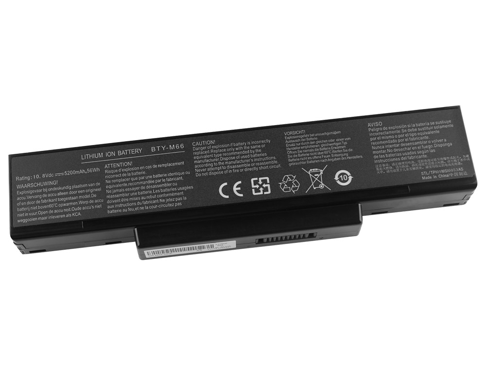 4800mAh Batterier Clevo 6-87-M660S-4P4