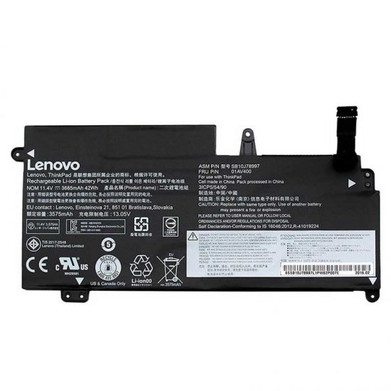 Batterier Original Lenovo 01AV400 42Whr