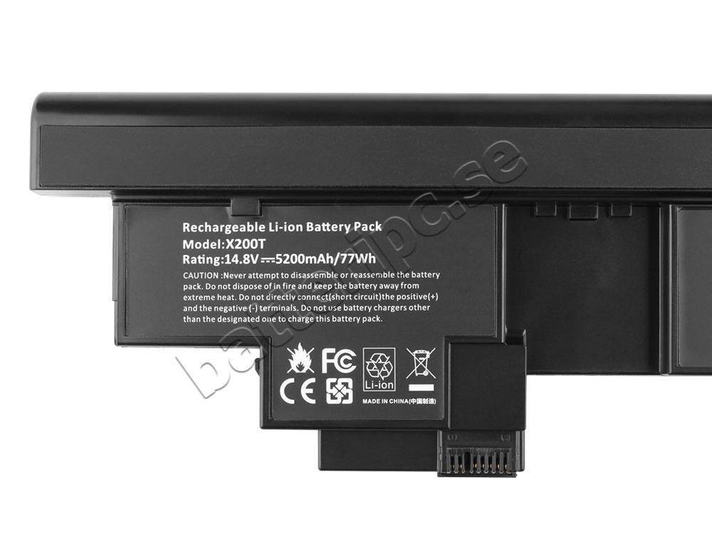 Original 4600mAh 66.2Wh Batterier Lenovo ThinkPad X200 7449