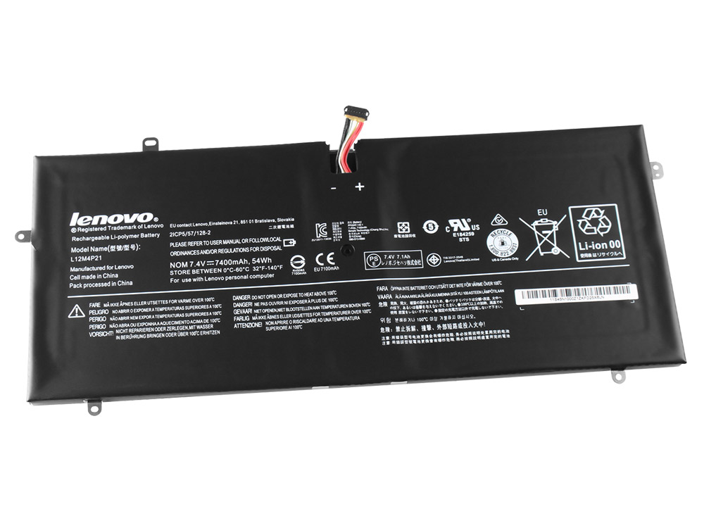 54Whr Lenovo 121500156 L12M4P21 Original Batterier