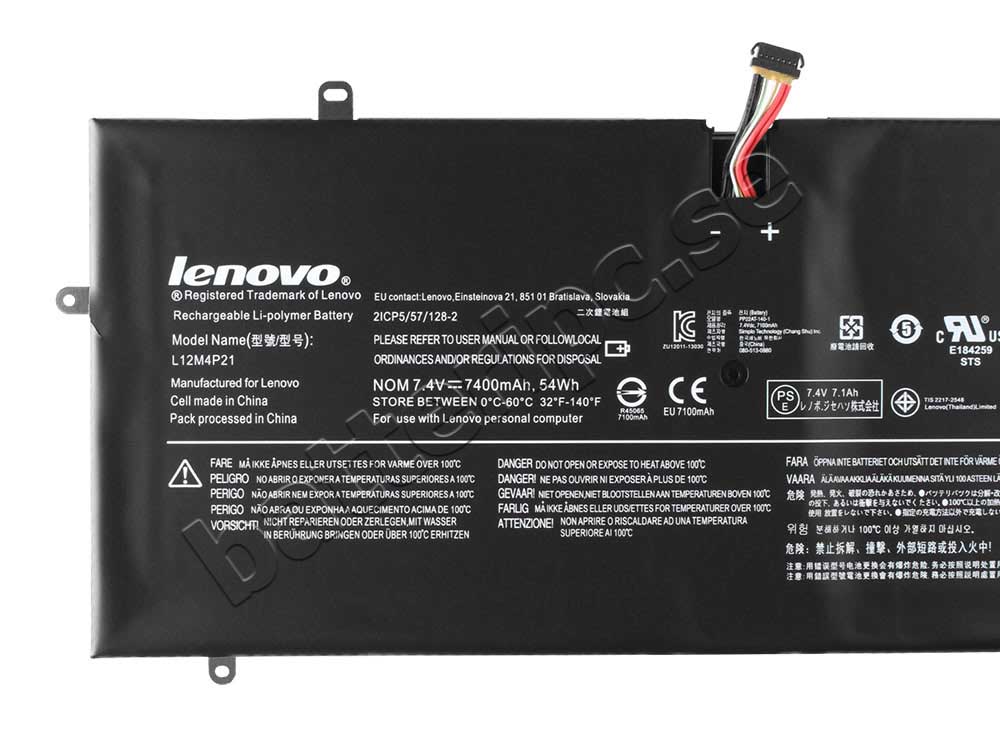 54Whr Lenovo Yoga 2 Proffs 59428026 59428028 Original Batterier