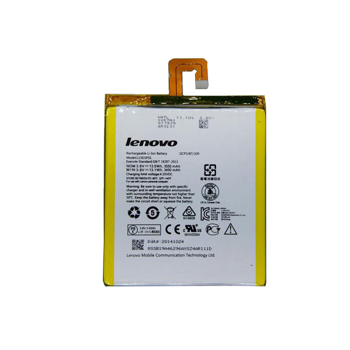 Original 3450mAh 13.1Wh Batterier Lenovo L13D1P31