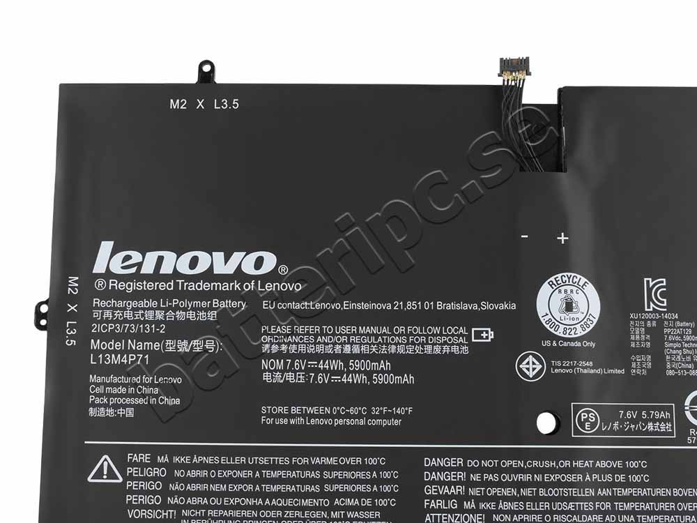 Original 44Wh Batterier Lenovo 5B10K10181