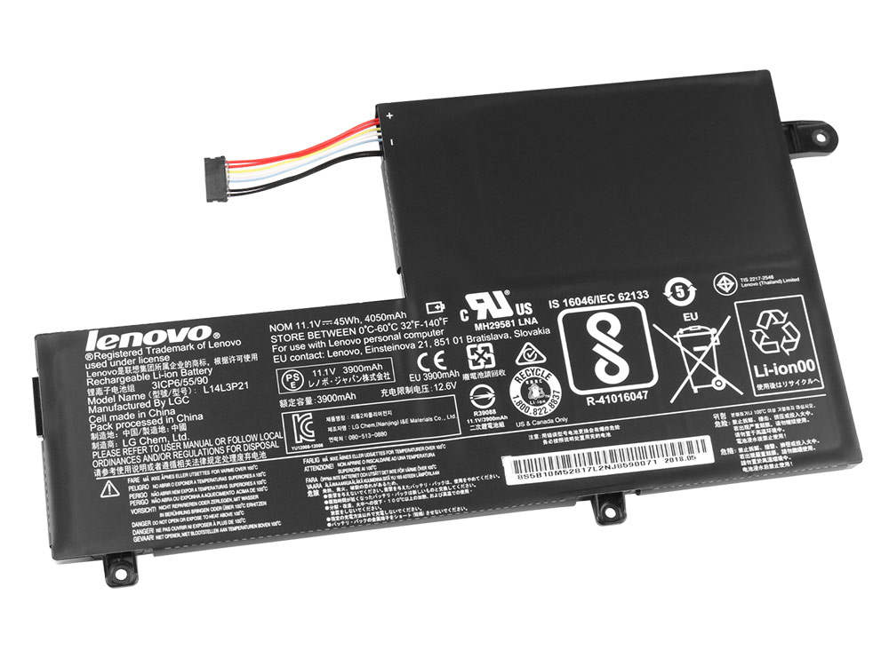 Batterier Original Lenovo IdeaPad 500-14ISK 80NS 45Whr