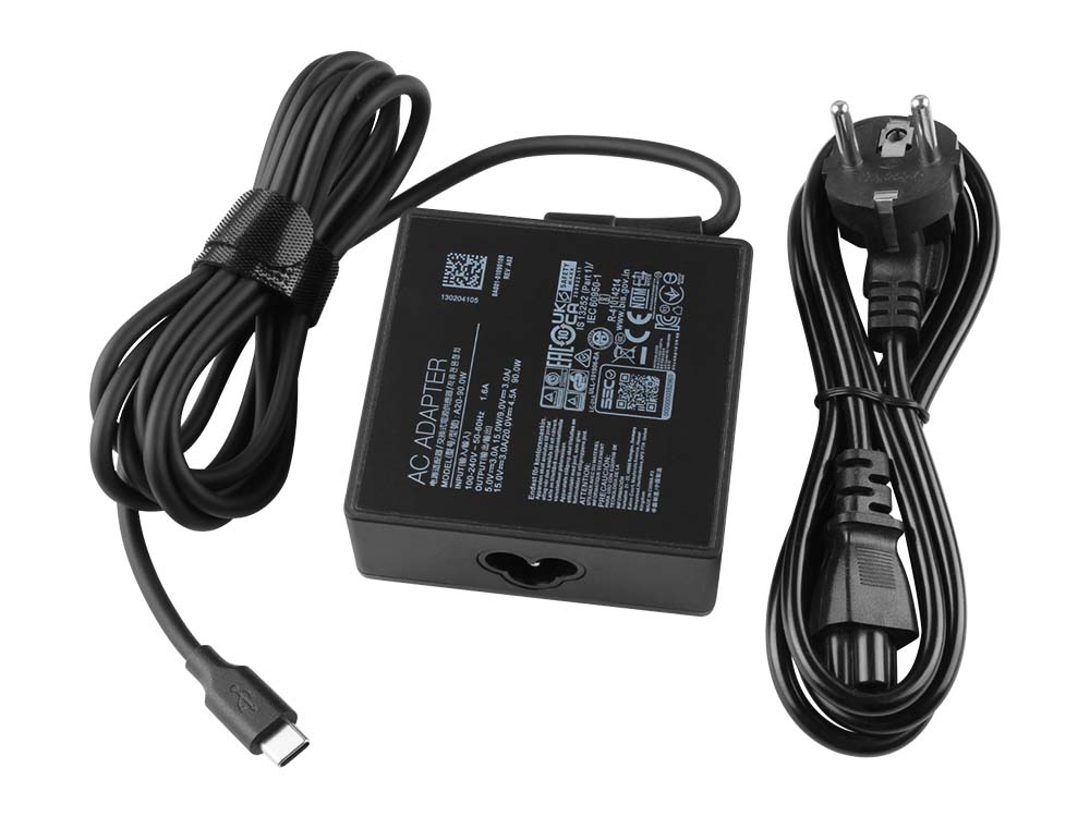 90W USB-C Laddare MSI Summit E13 Flip Evo A11MT AC Adapter