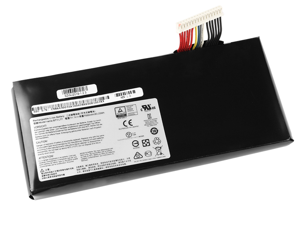 83.25Wh Original Batterier MSI GT72S 6QE GT72S 6QF WT72 2OL