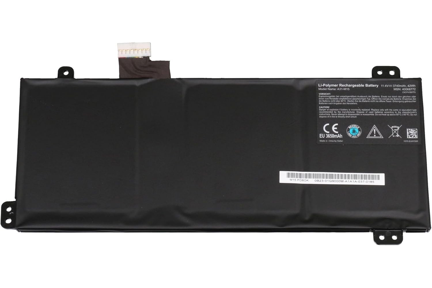 Batterier Medion 0B23-01Q9000M 3740mAh 42Wh