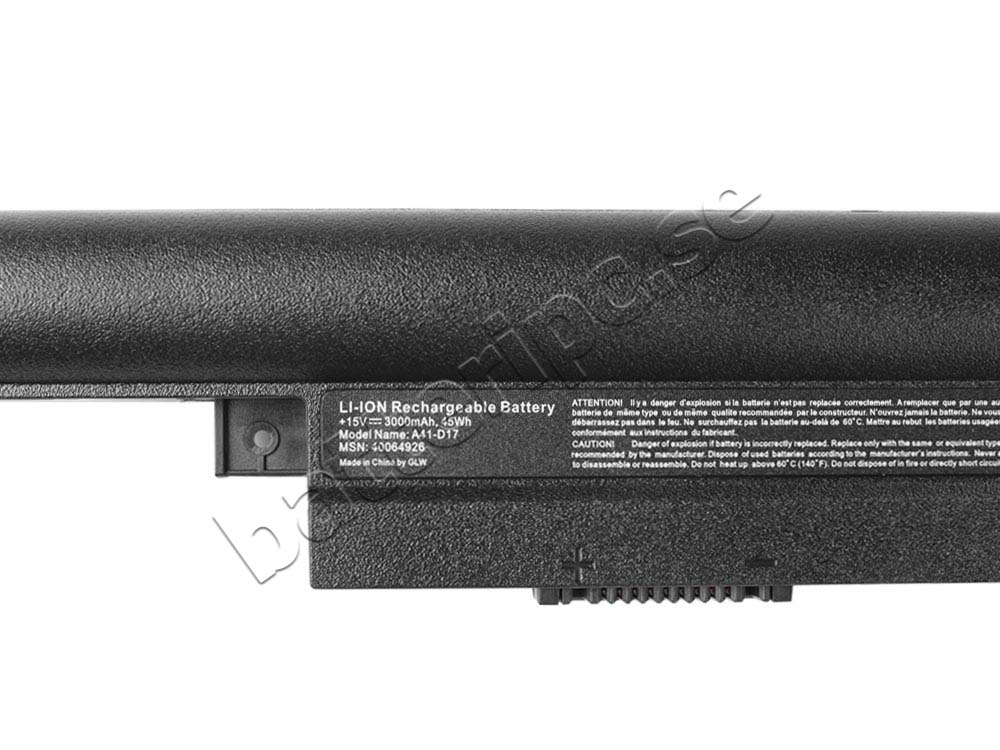 Original Batterier Medion 40060430 3050mAh 45Wh