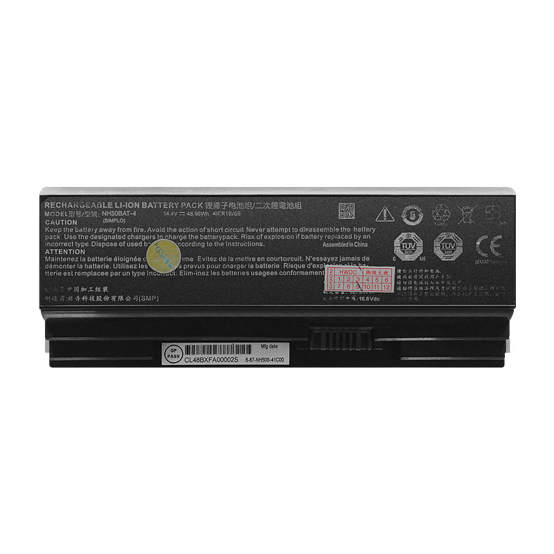 Batterier Clevo NH50ED NH50RA NH50RD 3275mAh 48.96Wh