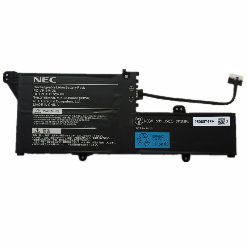 Batterier NEC GN10R7/9A PC-GN10R79AA 3166mAh 33Wh