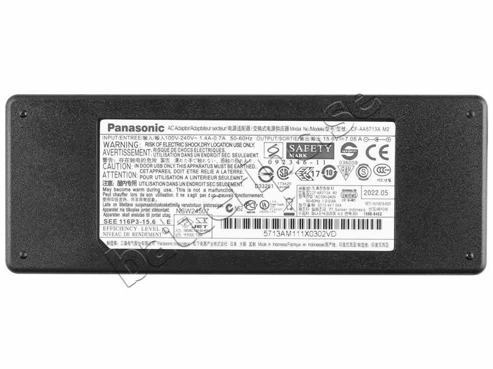 110W Laddare Panasonic Toughbook FZ-G2 AC Adapter