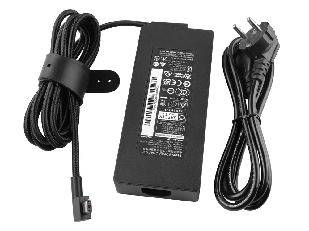 Original 280W GaN Laddare Razer Blade 15"(2023) RZ09-0485Y AC Adapter + Kabel