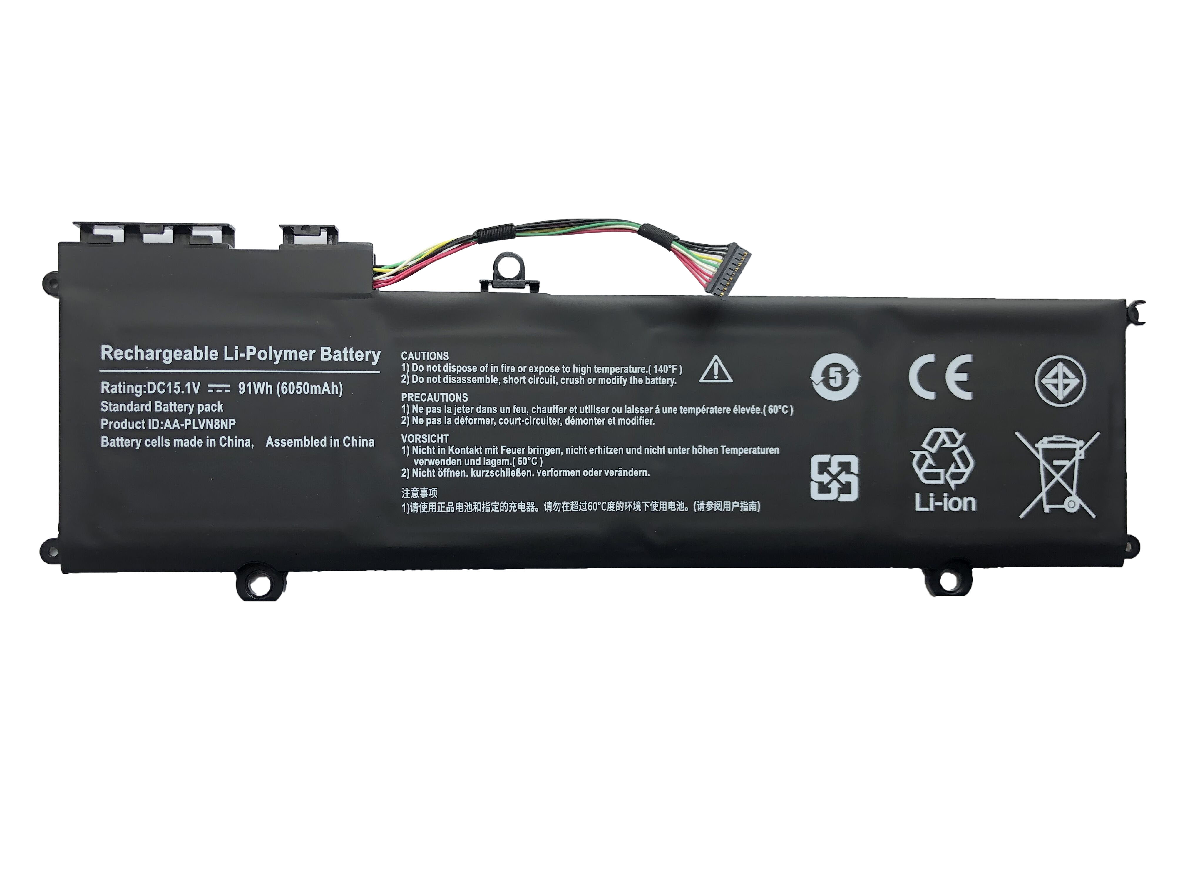 Original 91Whr Batterier Samsung NP870Z5G-X03DE NP870Z5G-S01US