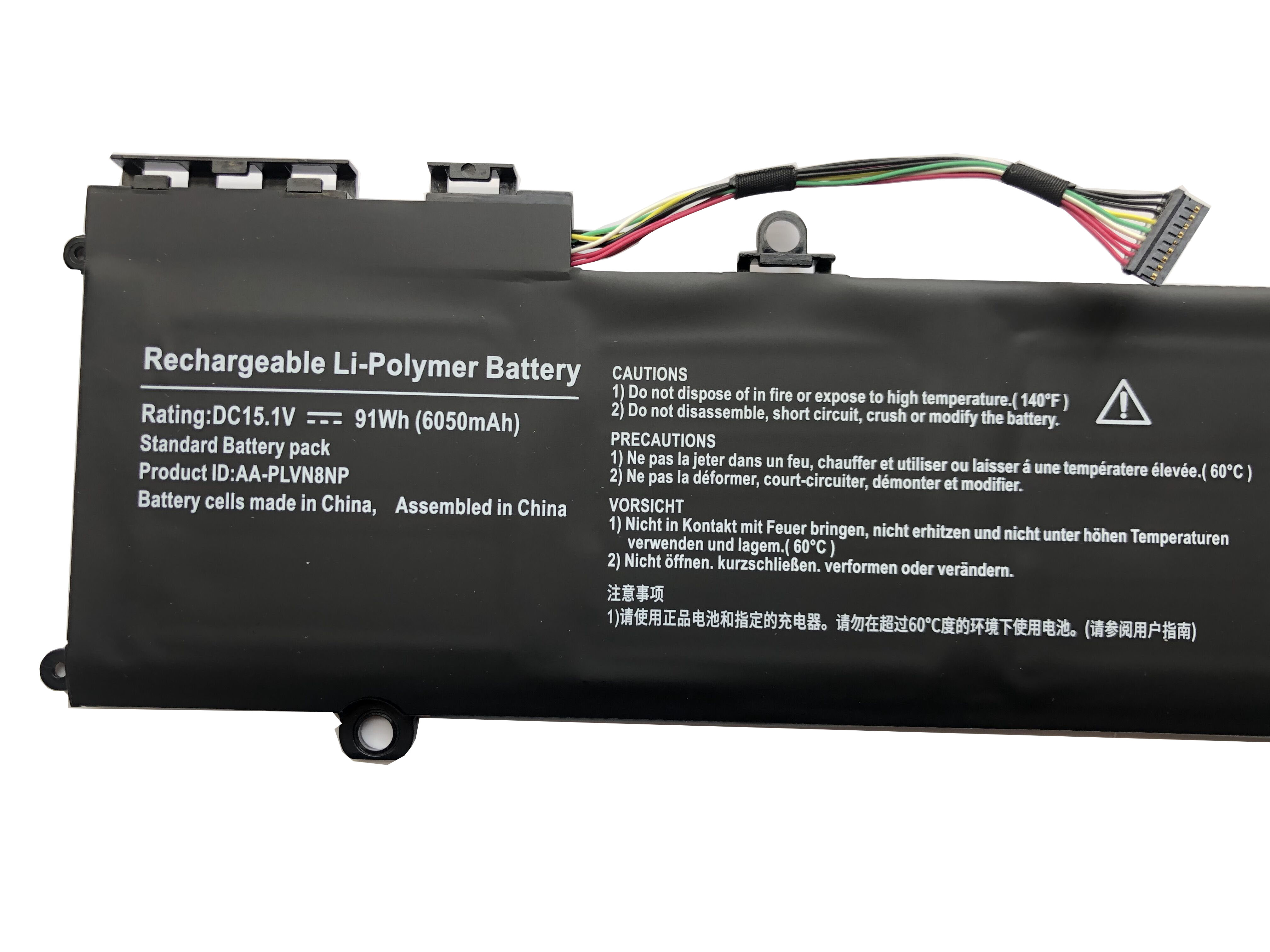 Original Batterier Samsung NP870Z5E-X03 NP870Z5E-X04 91Wh