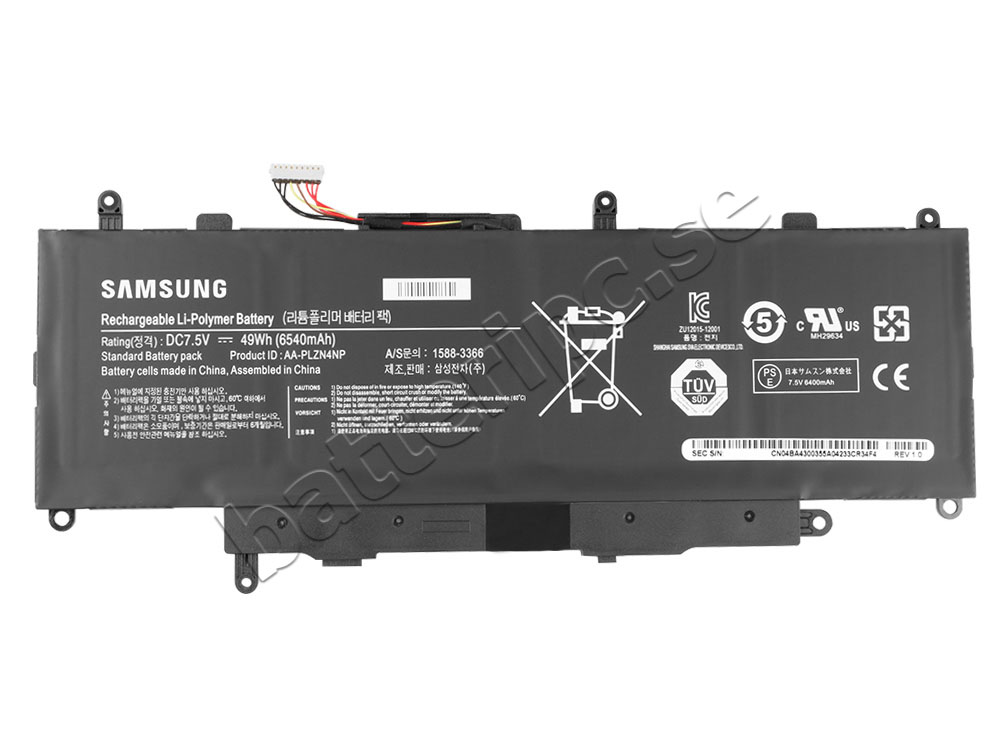 49Whr Samsung BA43-00352A CS-SXE700NB XE700T1C Original Batterier