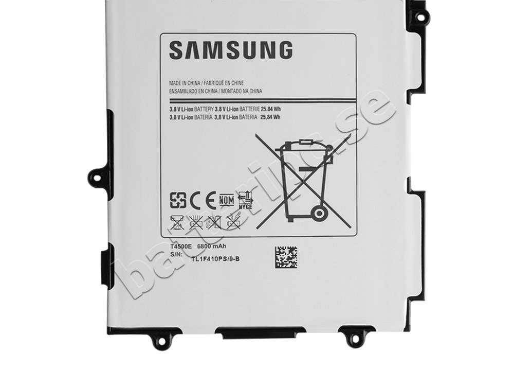 Original 6800mAh 25.84Wh Samsung Galaxy Tab 3 10.1 T4500E Batterier