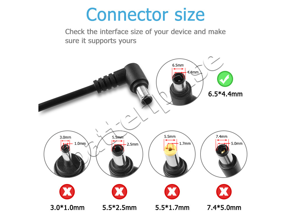 85W Adapter Laddare Sony R480B R470B R430B R420B + Kabel