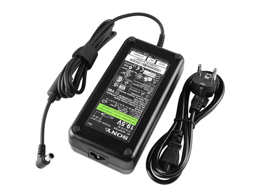 Original 120W AC Adapter Laddare Sony KD-49XF7077 KD49XF7077 + Kabel