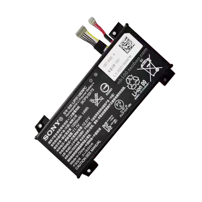 Original Batterier Sony L1P3116ERPC LIP3116ERPC 1200mAh 14Wh - Klicka på bilden för att stänga